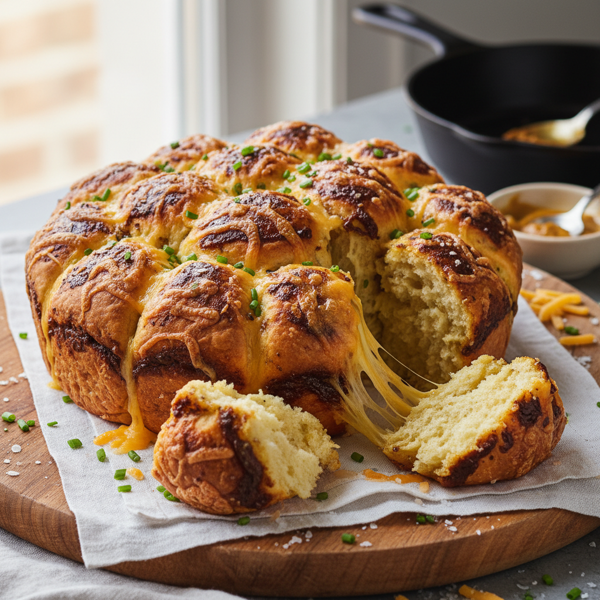 Savory Cheesy Vegemite Pull-Apart Bread recipe