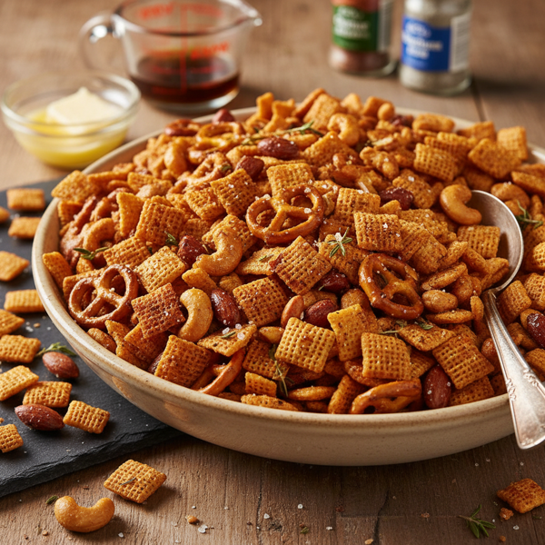 Savory Chex Party Crunch recipe
