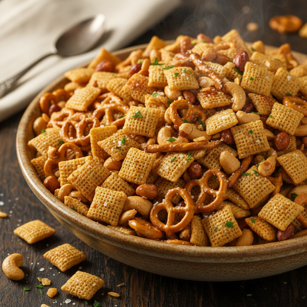 Savory Chex Party Mix recipe