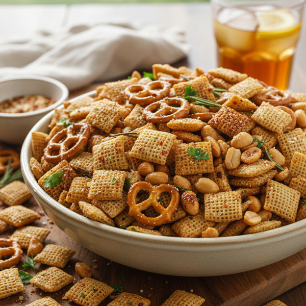 Savory Chex Snack Medley recipe