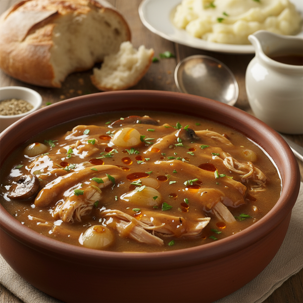 Savory Chicken Gravy Delight recipe