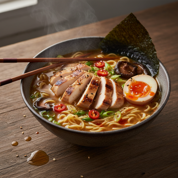 Savory Chicken Ramen Bowl recipe