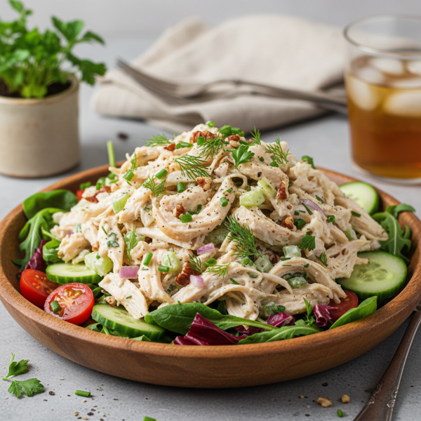 Savory Chicken & Herb Salad recipe