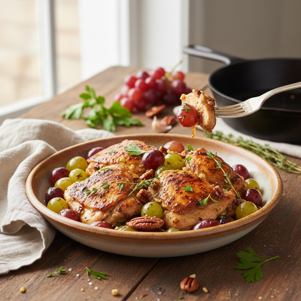 Savory Chicken and Grape Medley recipe