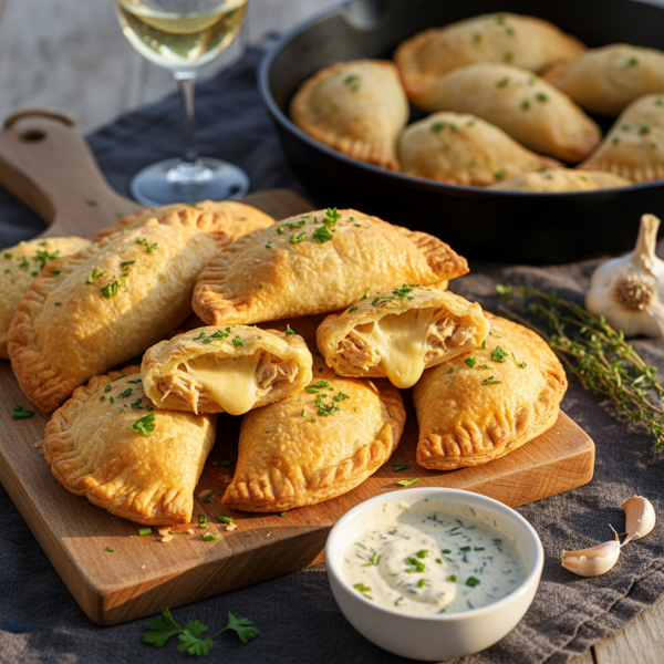 Savory Chicken and Swiss Cheese Empanadas recipe