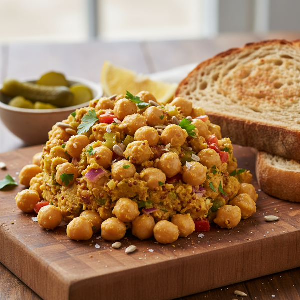 Savory Chickpea Delight Sandwich Filling recipe