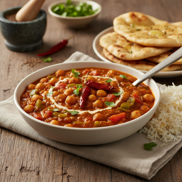 Savory Chickpea Masala recipe