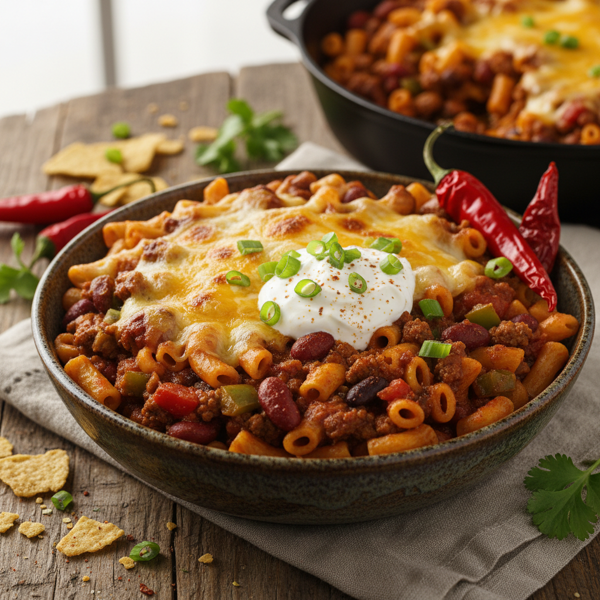 Savory Chili-Roni Delight recipe