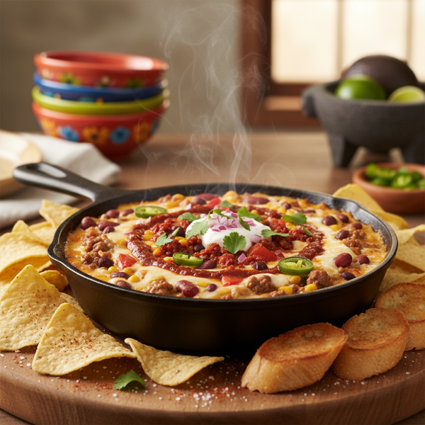 Savory Chili Con Queso Delight recipe