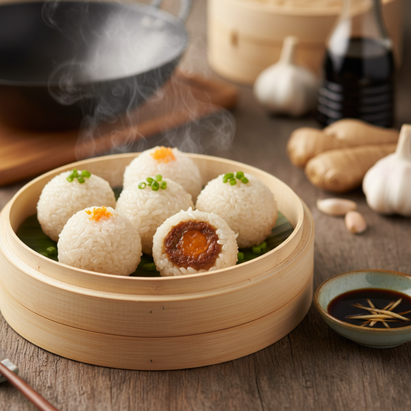 Savory Chinese Pearl Balls recipe