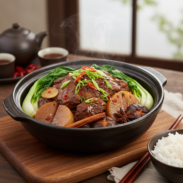 Savory Chinese Style Pot Roast recipe