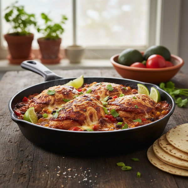 Savory Chipotle Chicken Bake recipe