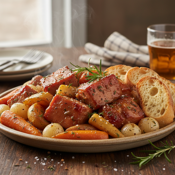 Savory Chunky Ham Delight recipe