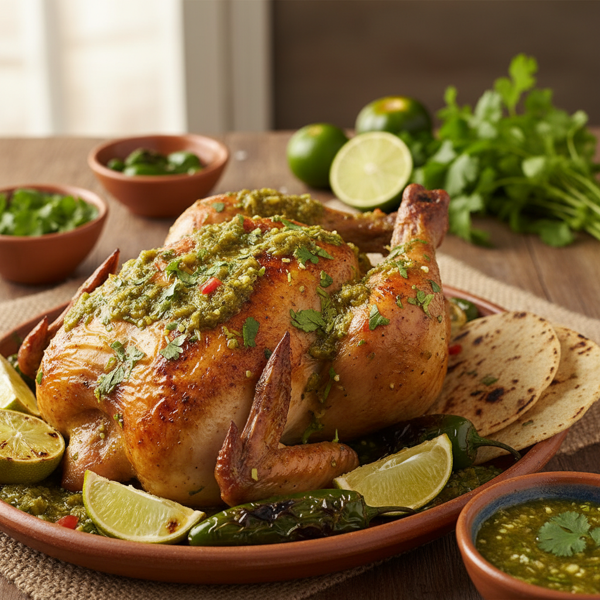 Savory Cilantro Salsa Verde Chicken Delight recipe