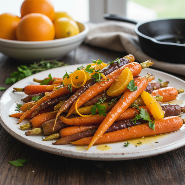 Savory Citrus-Glazed Carrots recipe