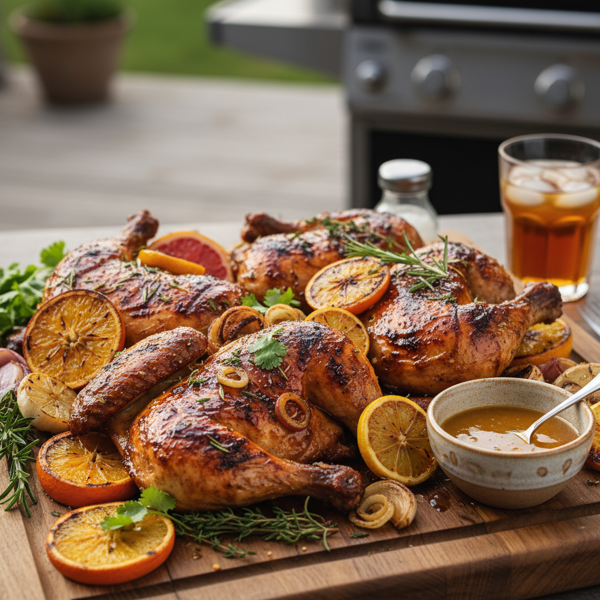Savory Citrus-Infused Grilled Chicken recipe