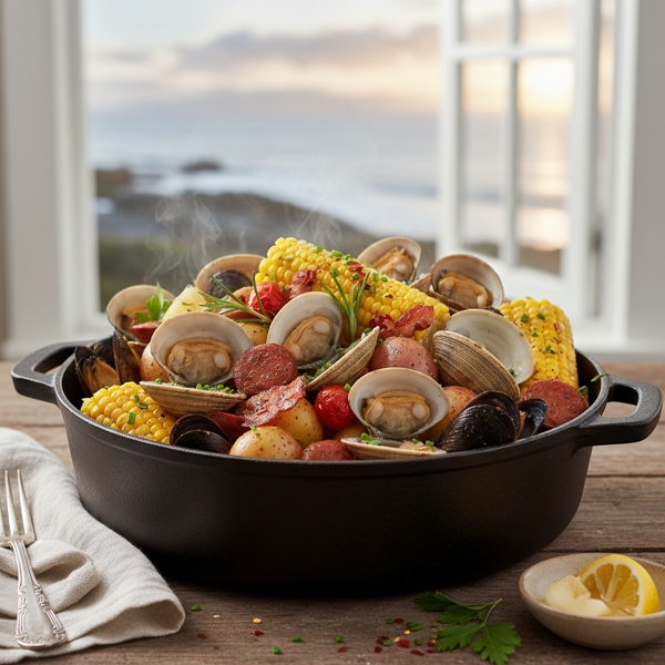 Savory Clam Bake Delight recipe
