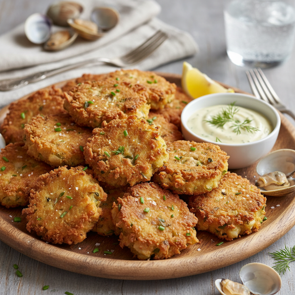 Savory Clam Fritters recipe