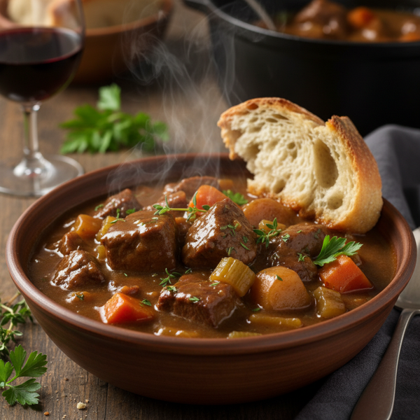 Savory Classic Brown Beef Stew recipe