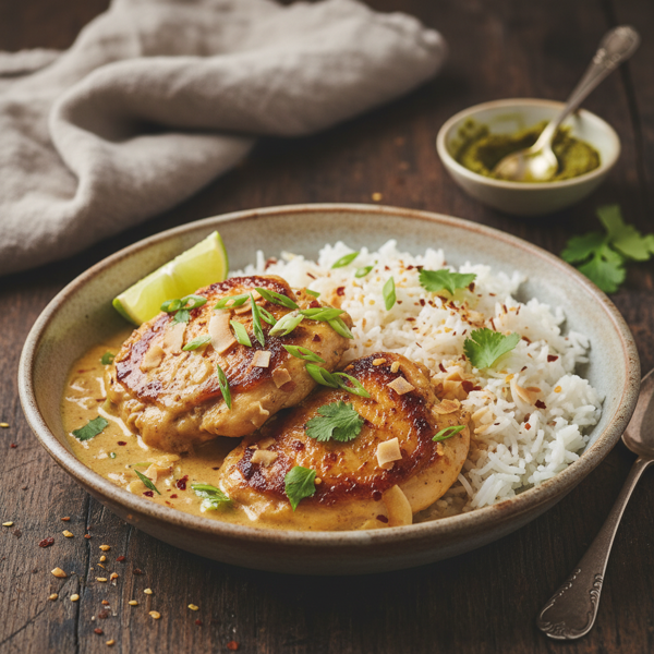 Savory Coconut Chicken Delight recipe