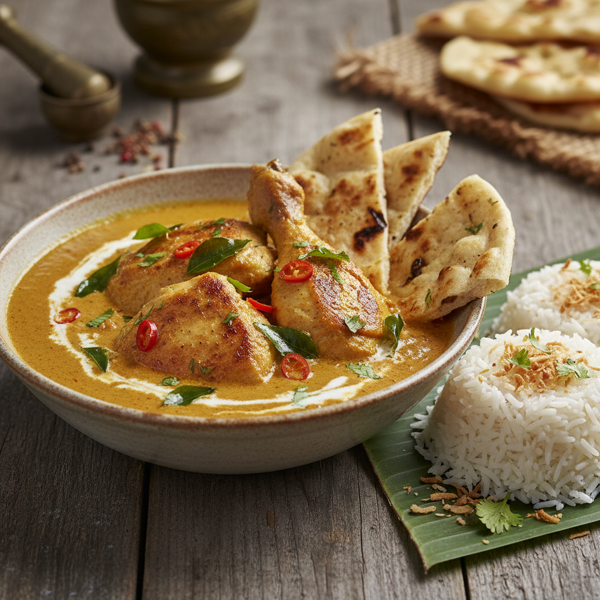 Savory Coconut Curry Chicken Delight recipe