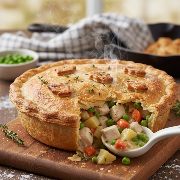 Savory Comfort Chicken Pot Pie recipe
