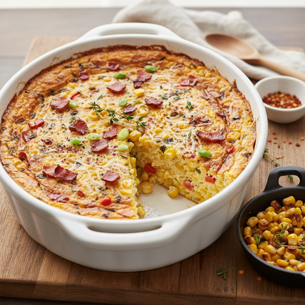 Savory Corn Custard Bake recipe