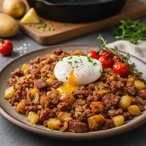 Savory Corned Beef Hash Delight recipe