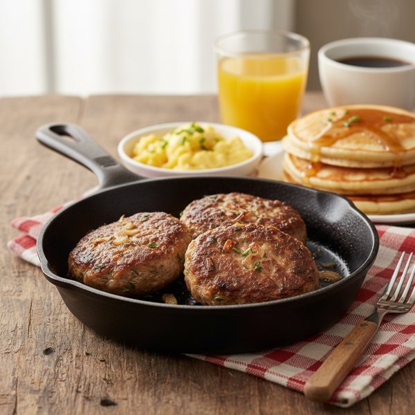 Savory Country Breakfast Sausage Patties recipe