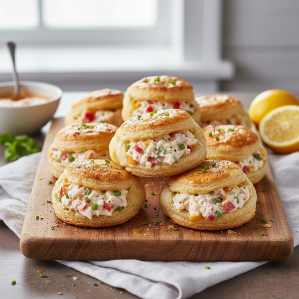 Savory Crab Puffs recipe