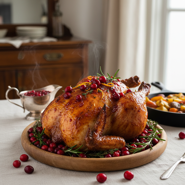 Savory Cranberry-Glazed Chicken recipe