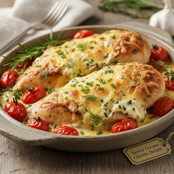 Savory Cream Cheese Chicken Delight recipe