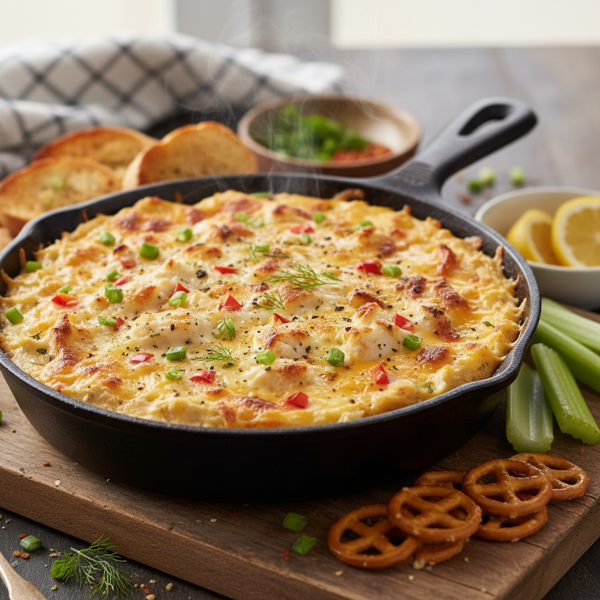 Savory Cream Cheese Crab Dip recipe