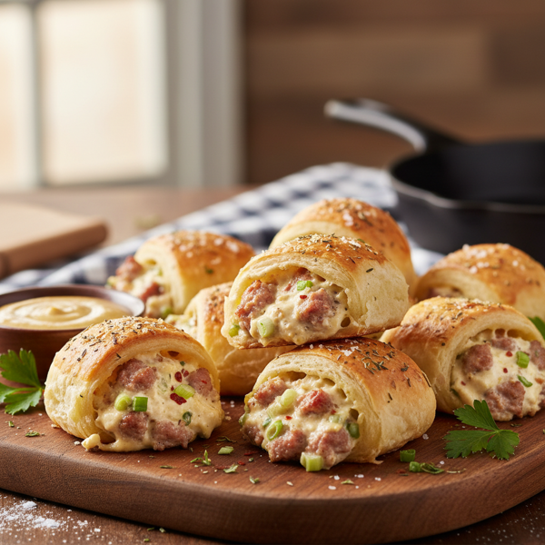 Savory Cream Cheese Sausage Bites recipe