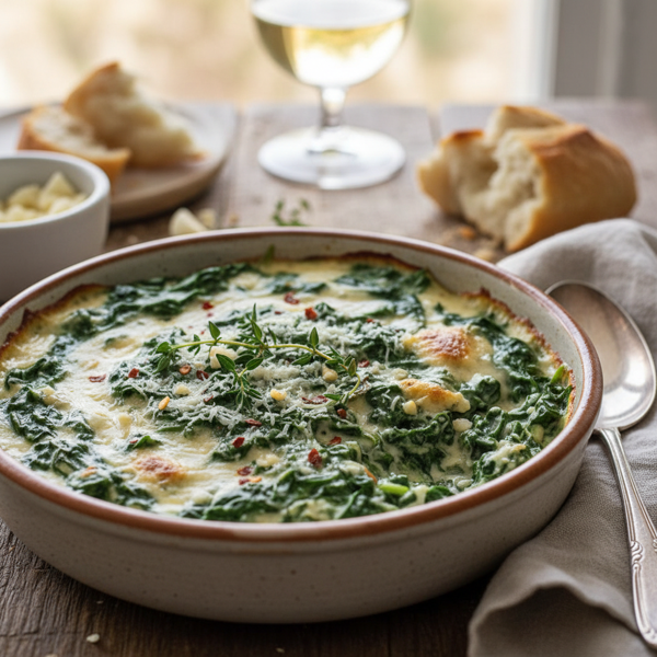 Savory Creamed Spinach Delight recipe