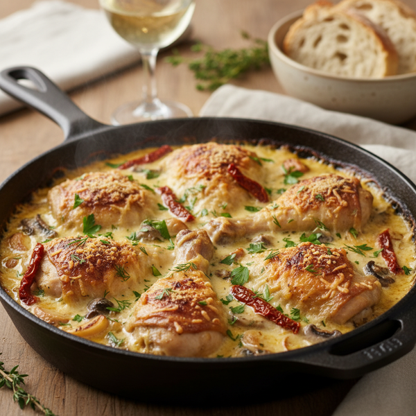 Savory Creamy Baked Chicken Delight recipe