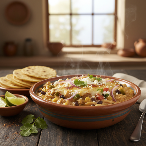 Savory Creamy Chicken Azteca recipe