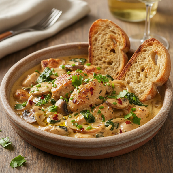 Savory Creamy Chicken Delight recipe