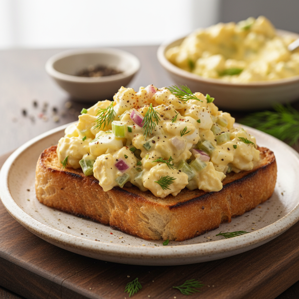 Savory Creamy Egg Salad Delight recipe