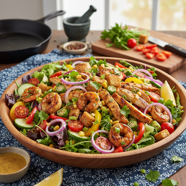 Savory Creole Garden Salad recipe