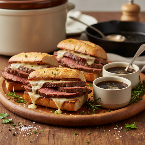 Savory Crock Pot French Dip Roast recipe