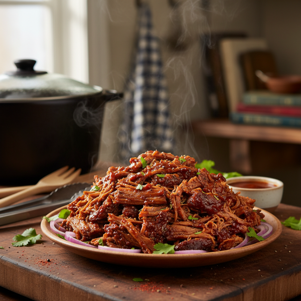 Savory Crock Pot Pulled Pork Delight recipe