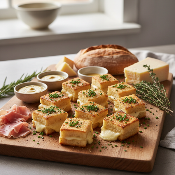 Savory Croque Monsieur Bites recipe