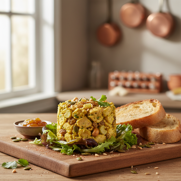 Savory Curried Chicken Salad Delight recipe