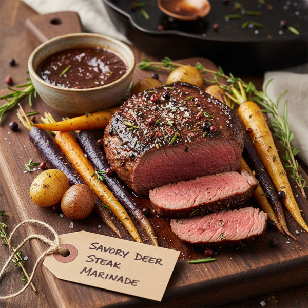 Savory Deer Steak Marinade recipe