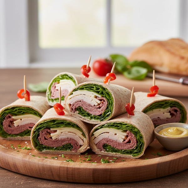 Savory Deli Delight Wraps recipe