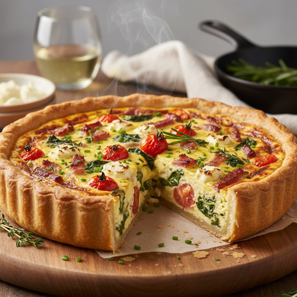 Savory Delight Quiche recipe