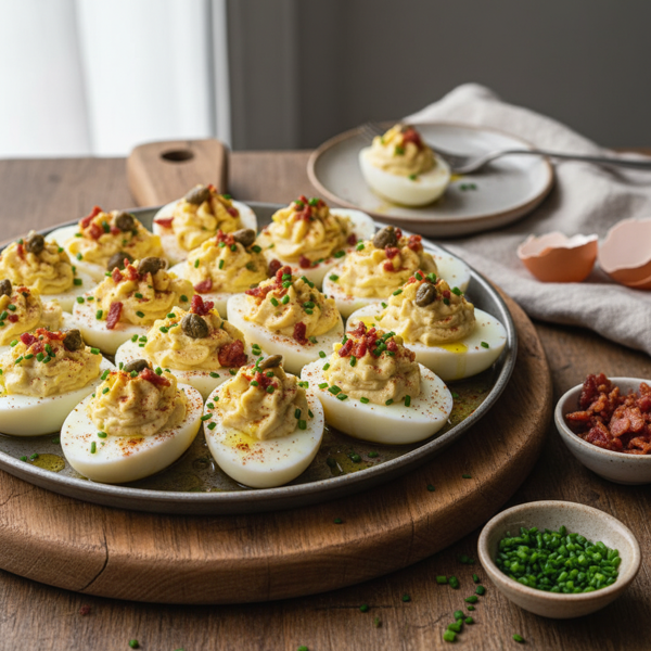 Savory Deviled Eggs Delight recipe