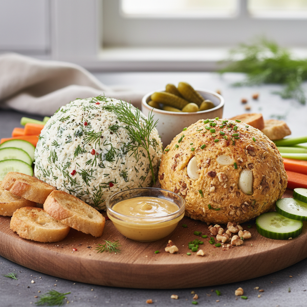 Savory Dill Cheeseball Duo recipe