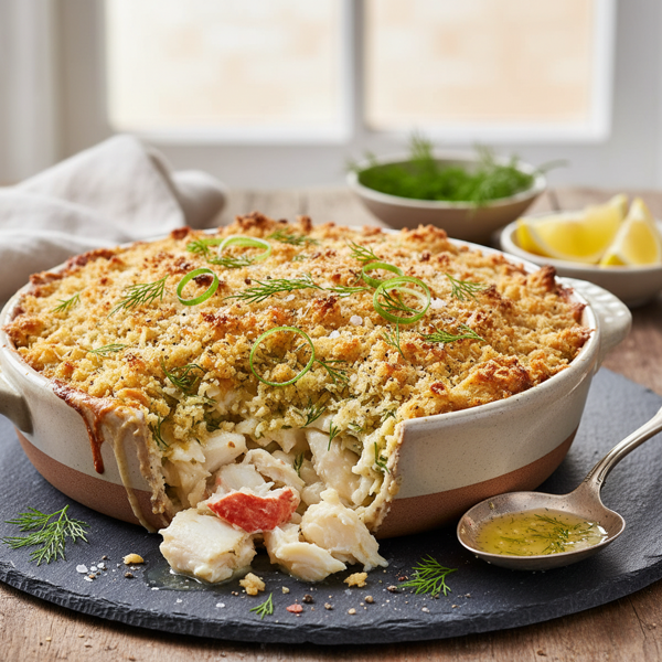 Savory Dill Crab Delight recipe